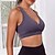 voordelige Sportbeha's en Tops-Dames Yogabeha Sport bh's Ondergoed / Onderkleding Hulp Ademend Gewatteerd Blote rug Effen / effen kleur Sport Sportkleding Zwart Wit Sportschool Volleybal Hardlopen
