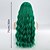 abordables Pelucas de fiesta-Peluca con permanente de burbuja verde: flequillo completo, rizos de permanente de maíz, ideal para Halloween, cosplay, festivales y uso diario.