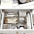cheap Storage &amp; Organization-7pcs Clear Plastic Drawer Organizer Set, Stackable Makeup Storage Bins for Cosmetics, Office Supplies, and Desk Organization, Durable Vanity Drawer Dividers, No Assembly Required