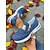 ieftine Adidași de Damă-Teniși sport slip-on din denim pentru femei cu detalii aurii – pantofi sport ușori și casual cu fermoar lateral pentru cumpărături, navete urbane și escapade de weekend
