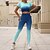 billiga Set och One-Pieces-Dam 2 delar Yogatröja Loungekläder Färggradient Träningsdräkter Svart Rodnande Rosa Gymträning Hög midja Stretch Andningsfunktion Kortärmad Sport Sportkläder Smal