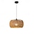 preiswerte Laternen-Design-Pendelleuchte im Landhausstil aus gewebtem Rattan, geflochtenes Seilmaterial, 17 cm Höhe, warmweißes/weißes Licht, E26 E27, verstellbare Kette