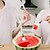 cheap Kitchen Utensils &amp; Gadgets-2pcs Watermelon Slicer 2-In-1 Stainless Steel Fruit Slicer 2025 Double Headed Watermelon Fork Slicing Tool Summer Fruit Cutting Household Kitchen Small Tool