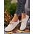 abordables Zapatillas sin cordones y mocasines de mujer-Mocasines beige de cuerda con punta ancha para mujer: zapatos suaves y sin cordones de estilo vintage para caminar, hacer recados y lucir en el fin de semana.