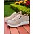 billiga Damsneakers-Damskor med metallic guldfärgade snörning och dragkedja – snygga och bekväma promenadskor för vardag, avslappnade utflykter och resor