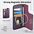 cheap iPhone Cases-Phone Case For Apple AirTag iPhone 16 Pro Max Plus iPhone 15 14 Pro Max Plus iPhone 13 Pro Max Magnetic Adsorption Wallet Case Flip Cover with Stand Holder Detachable Support Wireless Charging Retro
