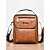 abordables Bolsos de hombre-Bolso bandolera de piel sintética impermeable para hombre con diseño multibolsillos: bolso bandolera informal de viaje para desplazamientos diarios, trabajo o salidas de fin de semana.