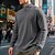 billige Basic gensere-Herre Genser Kvart glidelås genser Svart Hvit Vin Militærgrønn Kakifarget Halv glidelås عادي Jacquardvevnad Quarter Zip Sport &amp; Utendørs Daglig Ferie Polyester Gatemote Grunnleggende Fritid Vår Høst