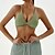 cheap Sports Bras &amp; Vests-Women&#039;s Strappy Sports Bras Underwear Low Support Breathable Wireless Padded Solid / Plain Color Sport Activewear Black Green Gym Fitness Yoga