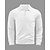 ieftine Polo clasic pentru bărbați-Bărbați Cămașă de golf Tricouri polo de golf Muncă Casual Rever Manșon Lung De Bază Modern Simplu Nasturi Jacquard Primăvară Toamnă Fit regulat Negru Alb Kaki Cămașă de golf