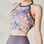voordelige Sportbeha&#039;s en Tops-Dames Yogabeha Yoga Crop Tanktop Ondergoed / Onderkleding Sneldrogend Medium ondersteuning Ademend Gewatteerd Blote rug Opdrukken Sport Sportkleding Zwart Blozend Roze Sportschool Sportschoenen