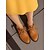 cheap Women&#039;s Oxfords-Women&#039;s Woven Faux Leather Oxford Shoes – Retro Lace-Up Low Heel Brogues for Casual Fall Outfits and Daily Walking