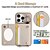 billige iPhone-etuier-telefon Etui Til iPhone 16 15 14 Pro Max Plus 16e 13 Pro Max Tegnebogskortetui Lynlås med nøglebånd Støtteben Kontor / Business TPU PU Læder