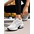 preiswerte Damen-Sneaker-Schwarze und graue klobige Laufsneaker für Damen – atmungsaktive Mesh-Schnürschuhe, lässige, sportliche Wanderschuhe fürs Fitnessstudio, Reisen und den Alltag