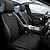 baratos Capas para bancos de automóveis-Capa de assento de carro quatro estações, almofada de assento de carro dianteira e traseira, protetor de assento compatível com airbag, acessórios de carro respiráveis