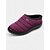abordables Bottes de neige et d&#039;hiver-Chaussures d&#039;hiver imperméables bordeaux pour femmes – mules chaudes et antidérapantes doublées de fourrure pour les journées enneigées, les courses en plein air et les tenues décontractées du quotidien