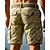 preiswerte Unterteile-Herren Cargoshorts Außen Normale Passform Wasserdicht Winddicht Unterteile Tasche Schwarz Dunkelgrau Baumwolle Camping / Wandern Laufen S M L XL XXL