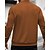 levne Základní mikiny_-Pánské Mikina Černá Khaki Tmavě šedá Kávová Tričkový Bez vzoru Žakár Rýhovaný S texturou Pletená textura Sporty a outdoor Denní Dovolená Polyester Šik ven Základní Na běžné nošení Jaro Podzim Oblečení
