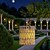 preiswerte Landschaftslichter-Outdoor-Solarlaternen Hof Hand-gehalten Rattan gewebte Lampe Camping Lampe Garten Villa Outdoor Solar handgefertigte gewebte Hängelampe 1pc