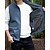 cheap Men&#039;s Fishing Vest-Men&#039;s Vest Gilet Outdoor Daily Fashion Casual Spring Fall Pocket Polyester Comfortable Plain Zipper Stand Collar Regular Fit Black Red Blue Khaki Vest