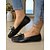 abordables Ballerines femme-Mocassins à nœud métallique doré pour femmes – mocassins confortables à enfiler, chaussures plates décontractées et habillées pour dames, parfaites pour les fêtes, les voyages et le port quotidien