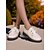 abordables Richelieu femme-Chaussures Oxford rouges en cuir verni pour femmes – Chaussures plates à lacets et semelle épaisse pour un usage quotidien, à l&#039;école et en ville