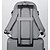 preiswerte College-Rucksäcke-grauer Unisex-Utility-Rucksack – wasserfeste Schul- und Reisetasche mit Schnallenriemen und mehreren Aufbewahrungstaschen