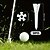 ieftine arte, meșteșuguri și cusut-Teuri de golf din plastic alb, pachet de 50, cu design de furcă ranforsat durabil de 3,8 cm pentru o inserție stabilă pe suprafețe dure și gazon, potrivite pentru fieruri de golf, hibride și lemn de