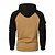 abordables sweats à capuche basiques pour hommes-Homme Sweat à capuche Sweat à capuche quart zippé Noir Chameau Gris foncé À capuche Bloc de Couleur Patchwork Avec Poches Quart de zip Sport &amp; Loisir Quotidien Fête Polyester Streetwear Basique
