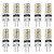 abordables Ampoules LED double broche-Ampoules LED G4 à deux broches, 12 V CC, 2 W, 24 LED SMD 3014, équivalent ampoule halogène 10 W, lumière blanche/chaude/rouge/verte/bleue, lot de 10 pièces