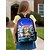 preiswerte Kinder- und Teenager-Rucksäcke-3-teiliges Denim-Taschen-Rucksackset mit Katzen-Print für Kinder von Kayomi Harai – süßes Cartoon-Design, isolierte Lunchtasche, verstellbarer Schultergurt, ideal für Schule, Reisen und den täglichen Gebrauch