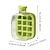 cheap Camping Equipment-Ice Cube Bottle, 2 in 1 Touch-Free Ice Cube Tray Water Bottle with Lid and Bin, Ice Cube Making Bottle, Easy Press to Release Vertical Ice Cube Tray with straw tie