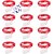 cheap Battery String Lights-12 Pcs 2M/7FT 20 LED Beams Fairy String Lights  Halloween Wedding Valentine's Day Holiday Decoration Copper Wire Light String Gift Box Decoration CR2032 * 2 Battery DIY
