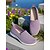 abordables Baskets femme-Baskets Flyknit à enfiler pour femme – chaussures plates légères et respirantes pour la marche, le shopping et les vacances