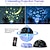 abordables luces del proyector galaxia estrella-Proyector de luz nocturna oceánica luces decoración de habitación pulpo juguetes para niños Rotación 360 Proyección de océano y estrellas  luna 17 modos de luz 9 canciones de cuna control remoto