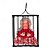 abordables Halloween-Jaula aterradora, muñeca de Halloween, accesorio de casa embrujada con voz chillona, criatura de pesadilla