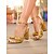 voordelige Nachtleven feest-Rode satijnen sandalen met blokhak voor dames, enkelbandje en strikaccent, elegante open teen feestschoenen voor uitgaansgelegenheden