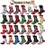 baratos Fantasias &amp; Acessórios-12 pares de meias quentes e grossas estilo natalino (cor aleatória), meias longas e fofas para o feriado com desenhos de Papai Noel e biscoitos de gengibre, presente de Natal perfeito para família e
