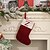 abordables Medias &amp; Sujetadores-Medias navideñas de punto rojo con diseño de letras, tamaño mediano, con alfabeto bordado, para regalar en casa, chimenea, decoración festiva para fiestas navideñas.