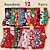 baratos Fantasias &amp; Acessórios-12 pares de meias quentes e grossas estilo natalino (cor aleatória), meias longas e fofas para o feriado com desenhos de Papai Noel e biscoitos de gengibre, presente de Natal perfeito para família e
