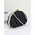 voordelige Clutches &amp; Avondtasjes-Dames clutch van satijn met plooien, metallic champagnekleur met gouden frame en ketting - vintage glamour voor bruiloften, cocktailparty&#039;s, gala&#039;s en avondjes uit
