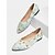 ieftine Pantofi Joși de Damă-Pantofi de damă cu vârful ascuțit, din satin, cu broderie florală - pantofi eleganți de inspirație vintage, pentru ținute casual și petreceri cu ceai