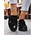 economico Slip-ons e mocassini da donna-mocassini da donna in pelle scamosciata e vernice bordeaux – scarpe slip-on con fiocco e tacco basso per uscite casual, abbigliamento da lavoro e street style autunnale