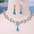 abordables Parures de Bijoux-Parure de bijoux 2 Vert Strass Alliage 1 Collier Boucles d&#039;oreilles Femmes Élégant ancien Mode Le style rétro Classique Parure de Bijoux Pour Mariage Soirée Saint-Valentin
