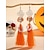 billiga Halloween-tillbehör-Örhängen med halloween-dödskalle och tofs för kvinnor – färgglad blom- och pärldesign med dödskalle- och tofsdetaljer, perfekt för halloween och firandet av de dödas dag