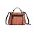 abordables Bolsos de mano y tote-Bolso de mano vintage de piel con bordado floral para mujer: elegante bolso de hombro con diseño floral, ideal para uso diario informal y citas.