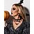 abordables Accesorios de Halloween-Conjunto de collar y pendientes de murciélago de Halloween para mujer: gargantilla de encaje negro con piedras preciosas rojas y colgantes de murciélago, perfecto para fiestas y disfraces de Halloween.