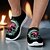 abordables Zapatos para Hombres-Zapatillas sin cordones para hombre con estampado de calavera de la Parca: zapatos casuales con temática de Halloween para fiestas, cosplay y ropa urbana.