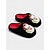 economico Per le donne-pantofole unisex da clown horror pelose con fodera in peluche rosso - comode scarpe da interno per Halloween, per feste in maschera spaventose e appassionati di film horror