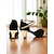 abordables Chaussures de danses latines-Sandales de danse latine noires et rouges pour femmes - Chaussures de salon professionnelles à bout ouvert et talon moyen avec bride à la cheville pour la performance et la pratique